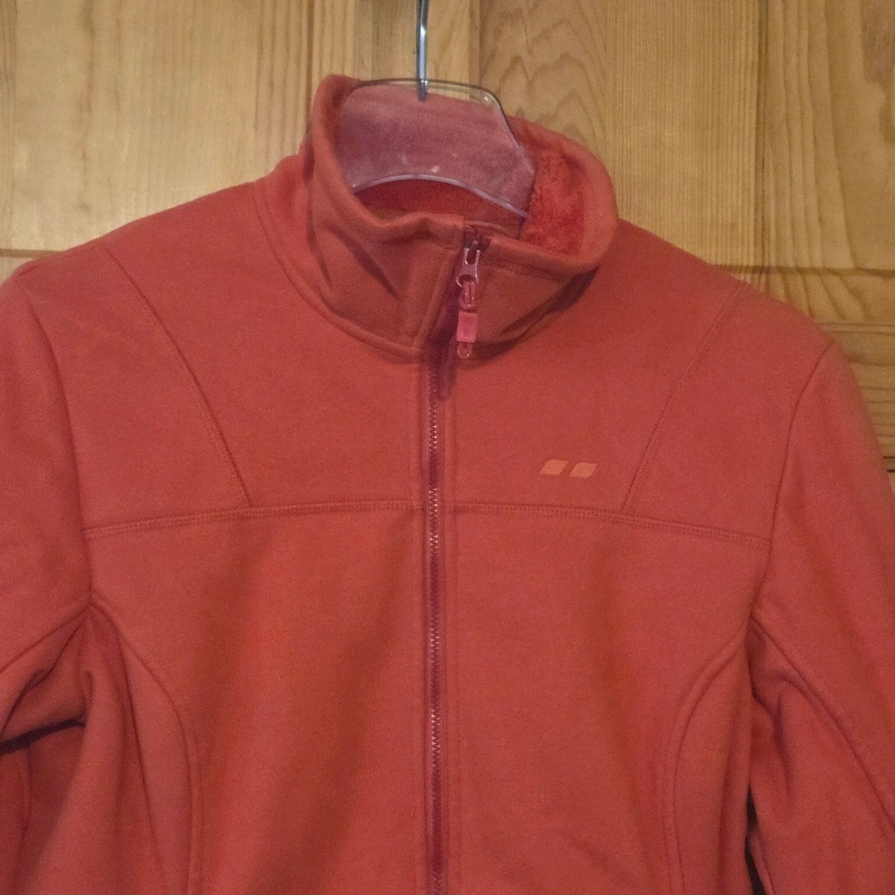 Koppen Fleece Lined Jacket Women's Size Small Full Zip Cozy Warm Outerwear